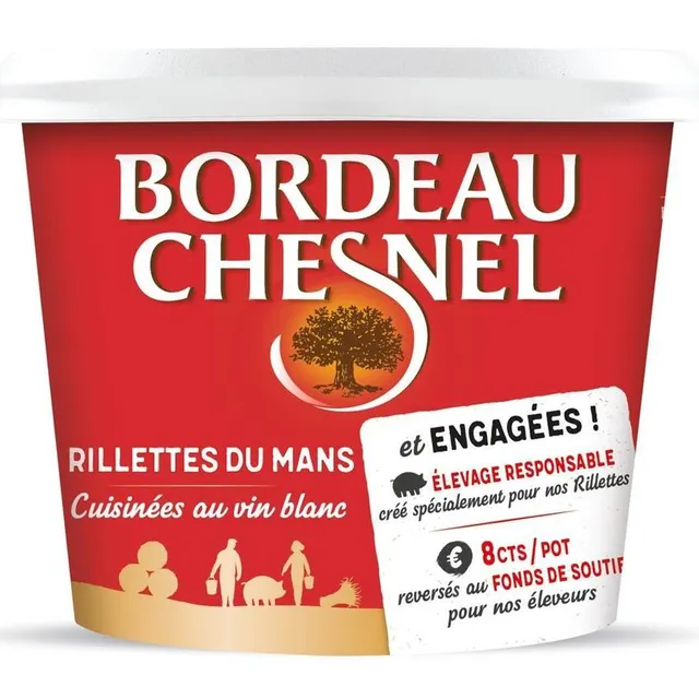 photo bordeau chesnel va lancer, en avril 2021, des nouvelles rillettes du mans « engagées ».  ©  bordeau chesnel