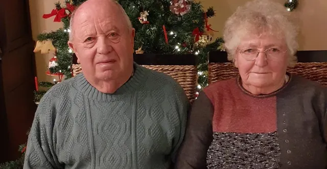 photo  la pandémie de covid-19 n'a pas permis à marcelle et roger marteau de fêter leurs noces de platine.  &copy;  le maine libre 