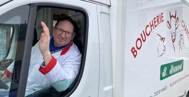 photo  son klaxon ? risque de s’enrouer si le boucher ambulant sarthois, bernard besnard, ne trouve pas de repreneur…  &copy;  ouest-france 