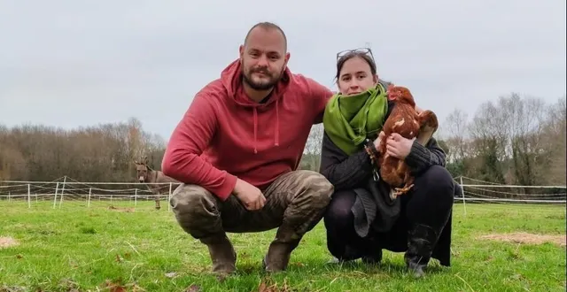 photo  motivés par le bien-être animal, brice lahy et manon dugas, originaires du morbihan, ont créé en décembre 2020 l’association les caquetteuses. ?  &copy;  les caquetteuses 