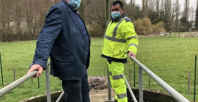 photo  à la station d’épuration de courdemanche, on retrouve depuis le covid-19 de plus en plus de lingettes dans les eaux usées.  &copy;  photo le maine libre 
