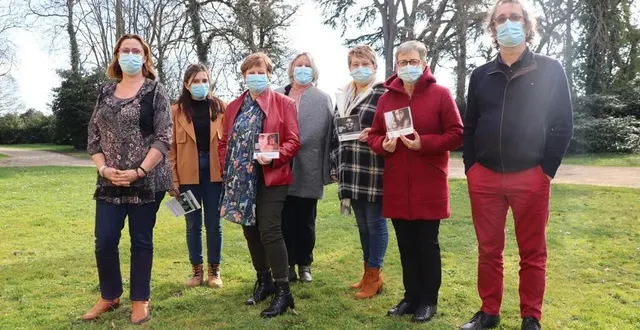photo  plusieurs bénévoles encadrés par gaëlle plume, assistante sociale au sein du cispd (à gauche) et didier bazot, coordinateur du cispd (à droite), mèneront une semaine de prévention contre les violences faites aux femmes, du 22 au 27 mars 2021.  &copy;  ouest-france 