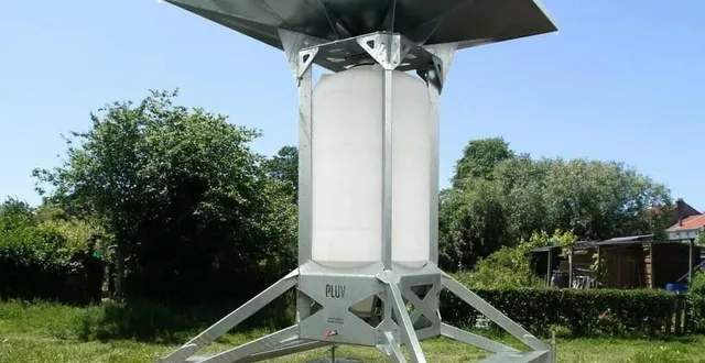 photo  le récupérateur d’eau de pluie a été installé par les services de la ville, lundi 1er mars 2021.  &copy;  ville d’angers 