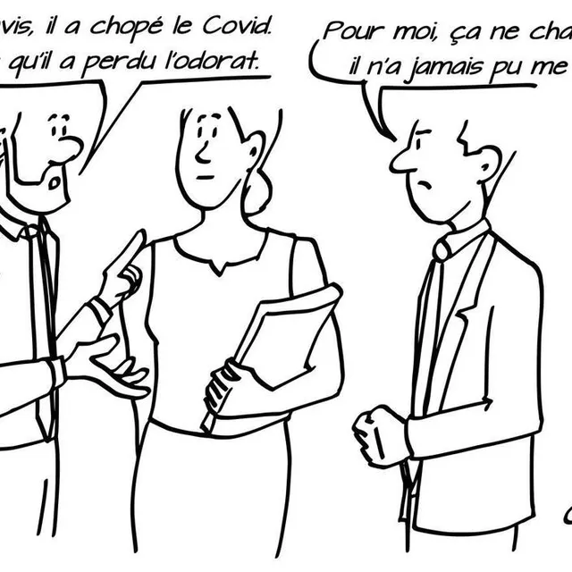 photo chaque jour, christophe peschet, prêtre à flers (orne), croque l’actualité pendant le couvre-feu. en plus d’être publiés sur le site de la paroisse marcel-callo, ses dessins le sont aussi dans nos colonnes.  ©  christophe peschet