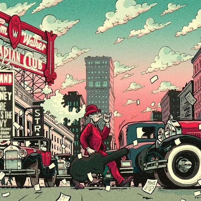 photo le travail de romain blais, un jeune illustrateur originaire de flers, dans l’orne, s’inspire beaucoup des années 1930.  ©  romain blais