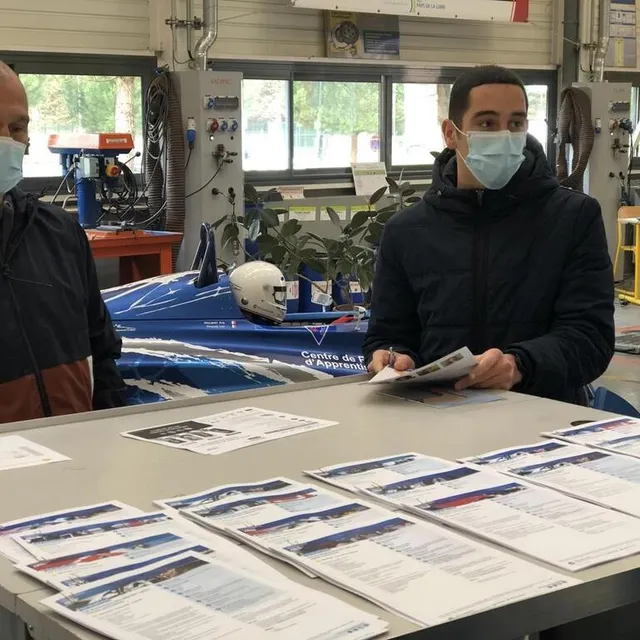 photo evan savait ce qu’il voulait en venant aux portes ouvertes.  ©  le maine libre