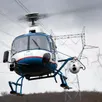 photo  cette semaine, un hélicoptère de rte survole les lignes à haute tension du lude à très basse altitude. 