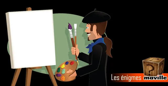 photo enigme. les 3 peintures primaires