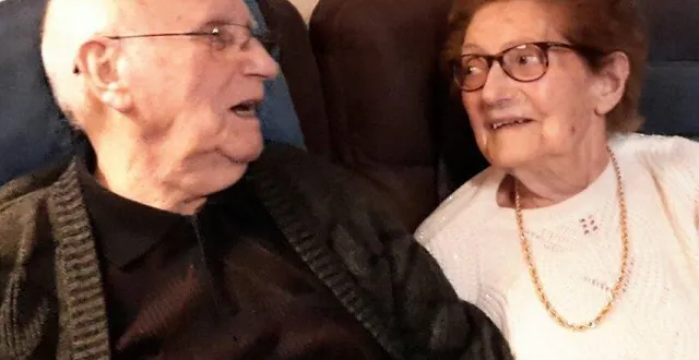 photo  maurice et georgette gauthier ont fêté leurs soixante-quinze ans de mariage, entourés de leurs enfants.  &copy;  ouest-france 