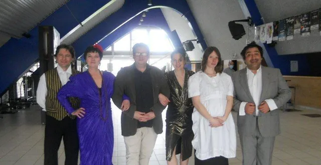 photo  david leroch, marie-laure thébault, jeoffrey carré, maêlis dupont, clémence mercier et ali vaezi.  &copy;  ouest-france 