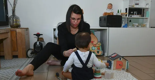 photo  le mans, samedi 13 mars 2021. dorothée se bat pour son petit auguste depuis des mois. ?  &copy;  photo le maine libre – yvon loue 