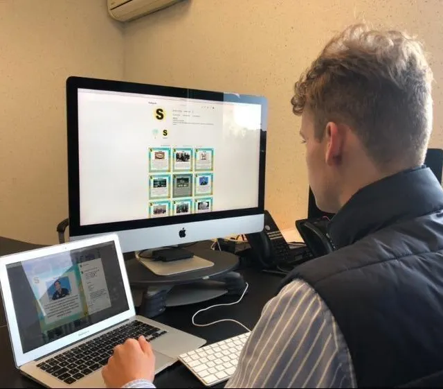 Le Manceau Matthieu Bourné a co-créé Smile avec un ami étudiant. Photo Smile photo le manceau matthieu bourné a co-créé smile avec un ami étudiant. © photo smile