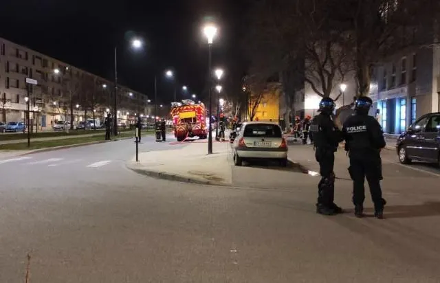 photo l’ambiance était tendue dans le quartier.  ©  dr