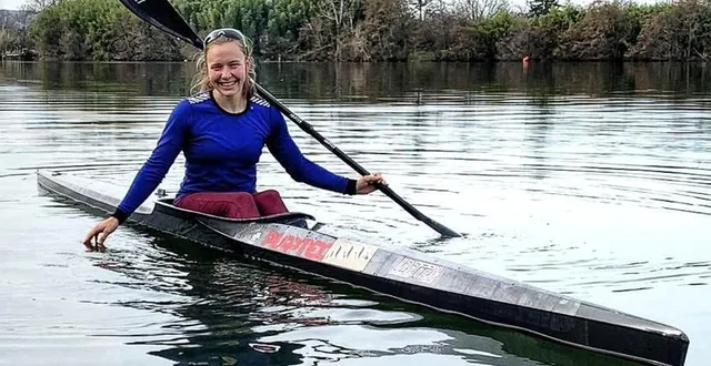 photo  pauline freslon pagaye désormais près d’angers.  &copy;  p. freslon 