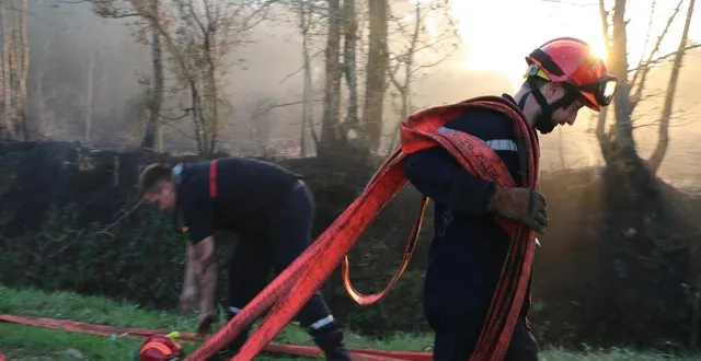 photo  pendant le premier confinement de 2020, l’activité des pompiers de sablé et de la compagnie ouest a été réduite de moitié.  &copy;  ouest-france 