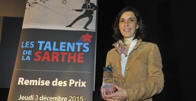 photo  saint-saturnin, jeudi 3 décembre 2015. annelise morin a remporté le prix de l’entreprise de l’année il y a 6 ans.  &copy;  photo archives le maine libre – hervé petitbon 
