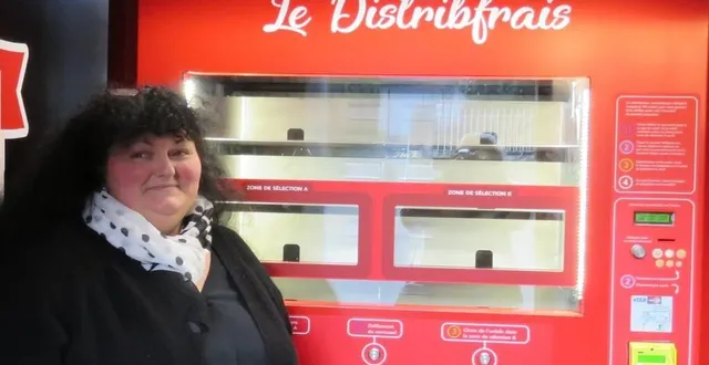 photo  magali brière présente son distribrais.  &copy;  le maine libre 