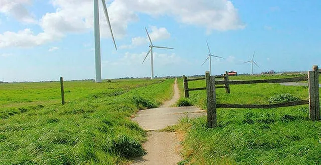 photo  le conseil ne veut pas d’éoliennes dans la commune(photo d’illustration).  &copy;  archives ouest-france 