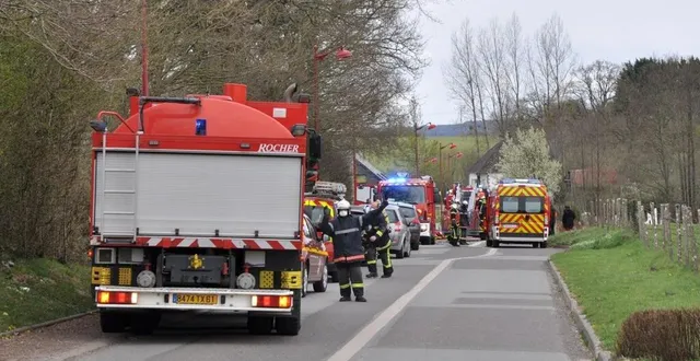 photo  dix-sept pompiers ont été mobilisés.  &copy;  ouest-france 