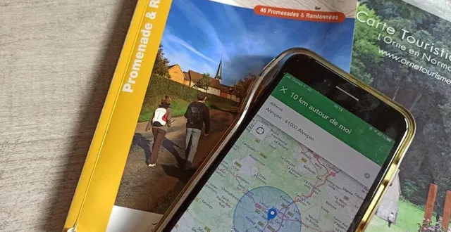 photo  l’application l’orne dans ma poche permet désormais de connaître le rayon de 10 km autour de soi.  &copy;  ouest-france 