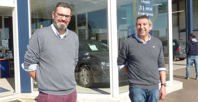 photo  anthony chevée succède à olivier chantoiseau.  &copy;  le maine libre 