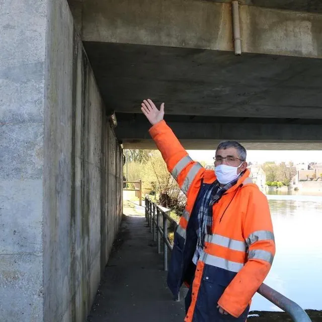 photo patrick julienne, responsable du bureau des ouvrages d’art au conseil départemental de la sarthe.  ©  ouest-france