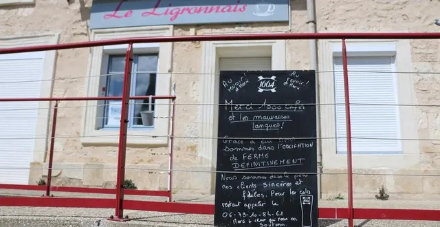 photo  neuf mois après son arrivée dans le village de ligron, romain richard jette l’éponge et ferme l’établissement.  &copy;  ouest-france 