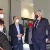 photo  les partenaires associés pour l’ouverture d’un centre de vaccination intercommunal se sont rendus sur le site. 