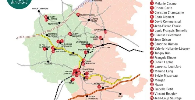 photo  pour repérer l’atelier le plus proche de chez vous.  &copy;  chemin des ateliers du perche 