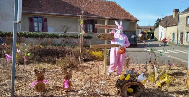 photo  une animation de pâques qui se poursuit aux vacances scolaires avec un questionnaire-jeu à destination des enfants.  &copy;  un j pour tous 