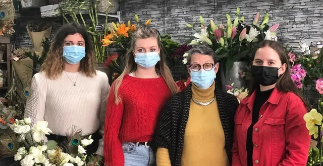 photo  patricia jardin, gérante du jardin d’alice, entourée par ses deux apprenties et sa salariée.  &copy;  ouest-france 