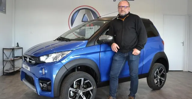 photo  frédéric le terrec vient d’ouvrir un garage dédié aux voitures sans permis, une solution de mobilité plus sécurisée qui séduit de plus en plus les jeunes.  &copy;  le maine libre 