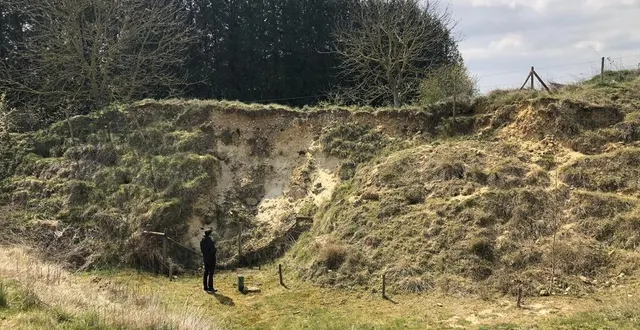 photo  la carrière des sablonnettes, à sentilly.  &copy;  ouest-france 
