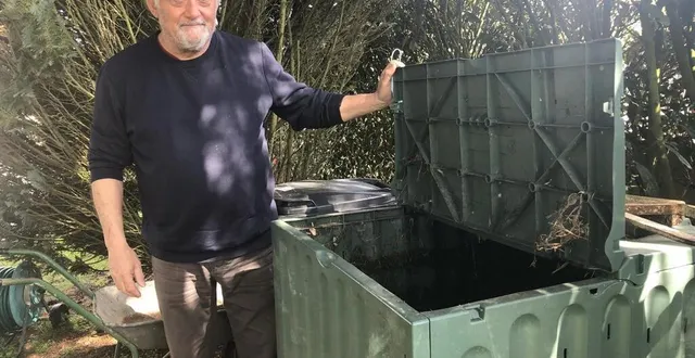 photo  jean-jacques colin, président du collectif citoyen lbn, plaide pour du compostage individuel.  &copy;  le maine libre 