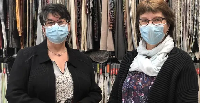 photo  annie lengline, de la boutique annie décoration, et isabelle martin-collin, du commerce c’est l’pompon.  &copy;  ouest-france 