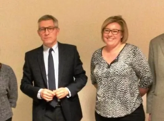 photo candidats centristes en 2015, jean sellier et armelle sébire ne le seront pas en 2021.  ©  ouest-france