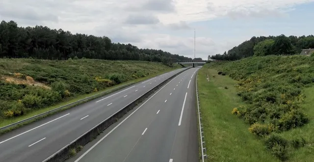 photo  des travaux d’entretien ont lieu ce mercredi 21 avril sur l’a28 (illustration). ouest-france  &copy;  ouest-france 