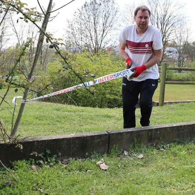 photo mardi 20 avril, opération balisage pour les personnels du suaps.  ©  ouest-france