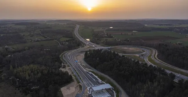 photo  l’échangeur de connerré sera bientôt mis en service.  &copy;  vinci autoroutes. 