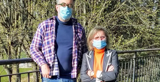 photo  pierre ristic et isabelle clouché sont les candidats de l’alliance entre le pôle écologiste et le parti socialiste, des départementales 2021 dans le canton de l’aigle.  &copy;  dr 