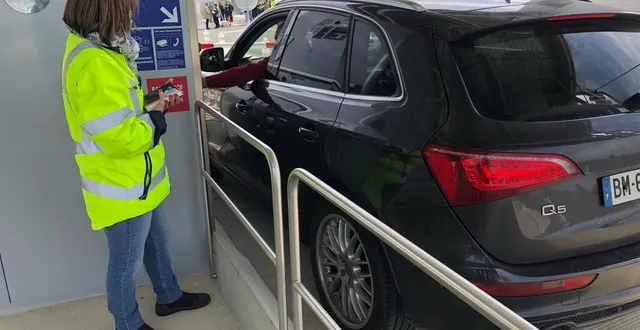 photo  la gare de péage de l’huisne sarthoise, située à connerré, en sarthe, accueille ses premiers usagers ce lundi 26 avril 2021.  &copy;  ouest-france 