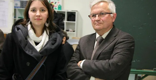 photo  jean-claude pavis, avec son binôme vanessa bournel, lors des dernières élections départementales, en 2015.  &copy;  archives ouest-france 