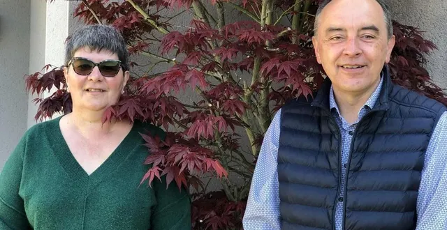photo  sylvie thieulent et stéphane terrier sont tous deux candidats aux départementales pour représenter les couleurs de la droite et du centre dans le canton de flers 2.  &copy;  ouest-france 
