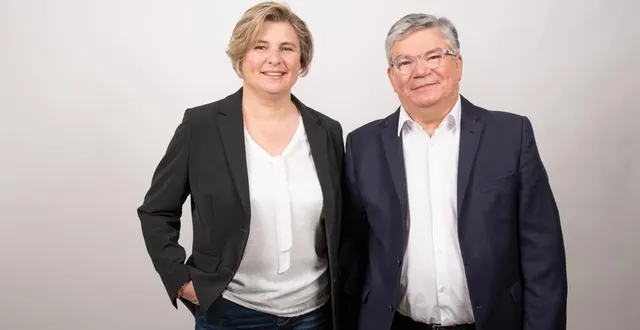 photo  patricia boisnard et philippe drillon forment le binôme soutenu par la majorité départementale sur le canton d'alençon 1, en vue des départementales de juin 2021.  &copy;  dr 