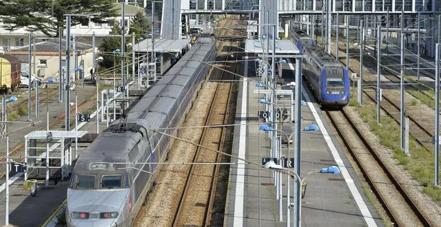 photo  « le train » veut concurrencer la sncf en nouvelle aquitaine. ici la gare de lorient.  &copy;  thierry creux / ouest-france 