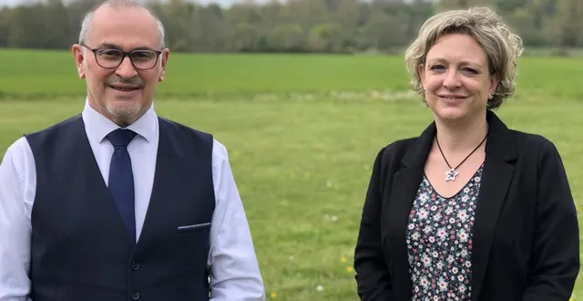 photo  patrick rodhain et christelle radenac se présentent ensemble aux élections départementales des 20 et 27 juin 2021 dans le canton de bretoncelles.  &copy;  ouest-france 