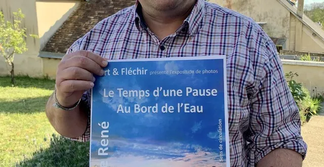 photo  gilles murail, président d’art et fléchir, est heureux de pouvoir proposer une exposition photographique à rené.  &copy;  le maine libre 