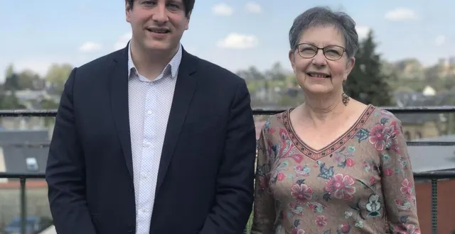 photo  lori helloco et béatrice guyot se présentent sous l’étiquette divers gauche pour les élections départementales.  &copy;  ouest-france 
