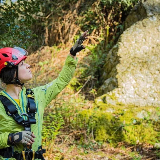 photo kelly gautun, monitrice d’escalade et salariée du comité départemental.  ©  le maine libre -clément szczuczynski