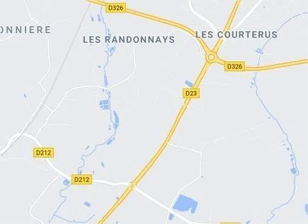 photo une portion de route devra être fermée à la circulation pendant les travaux.  ©  google maps.